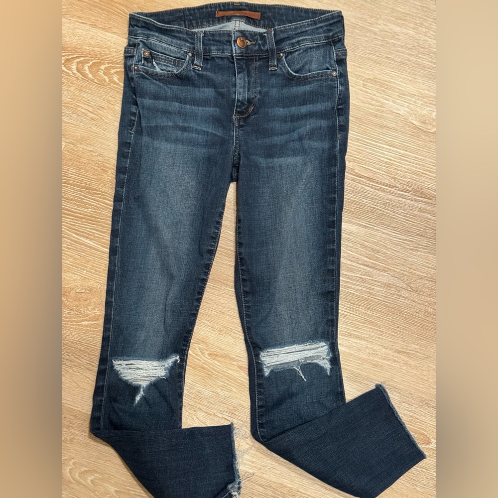 Joe’s Flawless The Icon mid rise skinny ankle Jean Size 24